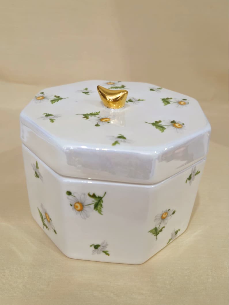 هشت ضلعی طرح گل بابونه