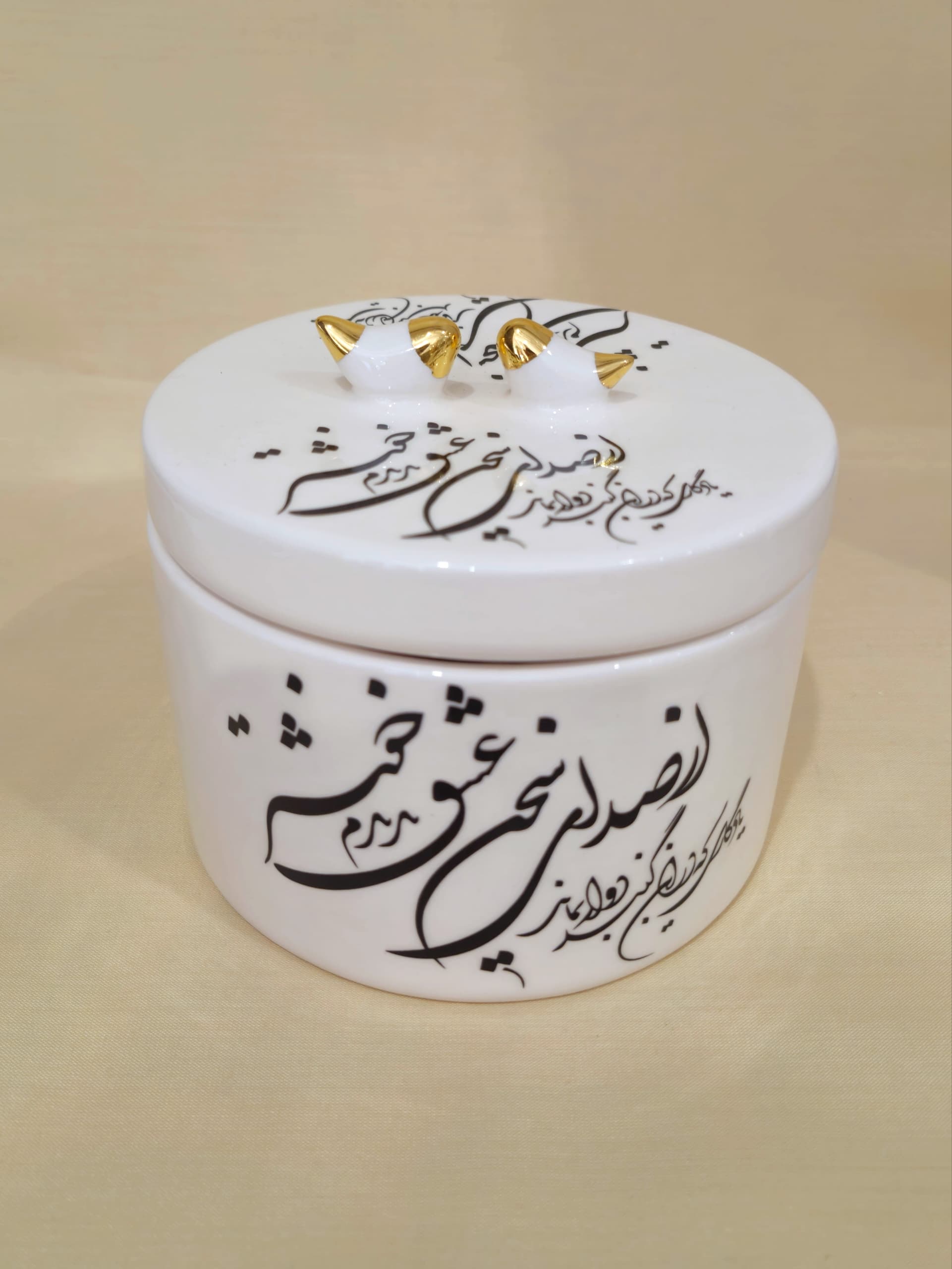 استوانه طرح کالیگرافی